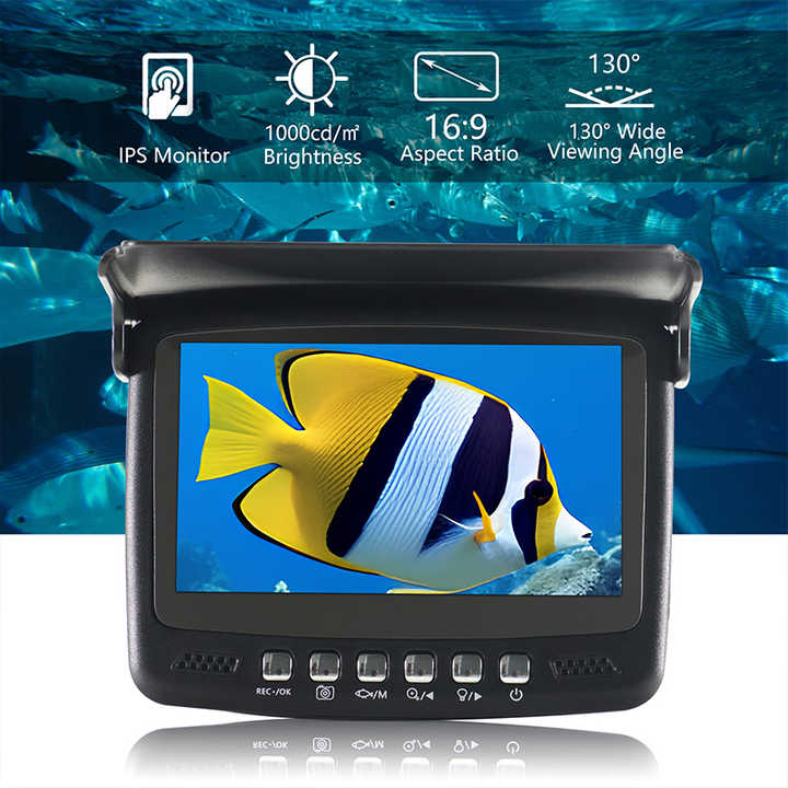 Underwater Fishing Camera - 4.3 Inch Screen Underwater 15/30M Ice