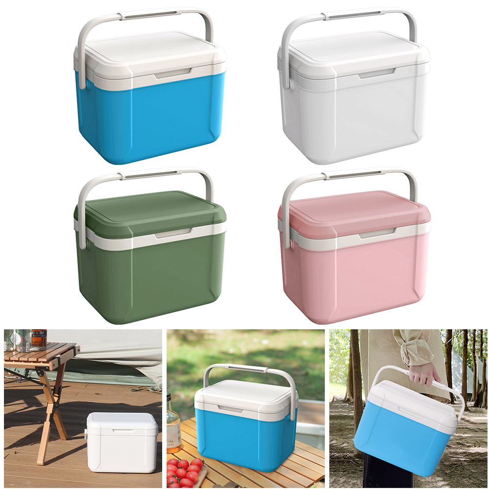 Fishing Equipment Organizer - 13/6/5L Camping Cooler Box Portable Outdoor