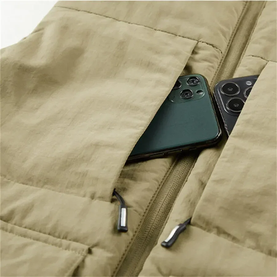 Winter Men's Cargo Hunting Ves - đánh giá và giá Fishing Vest Jacket