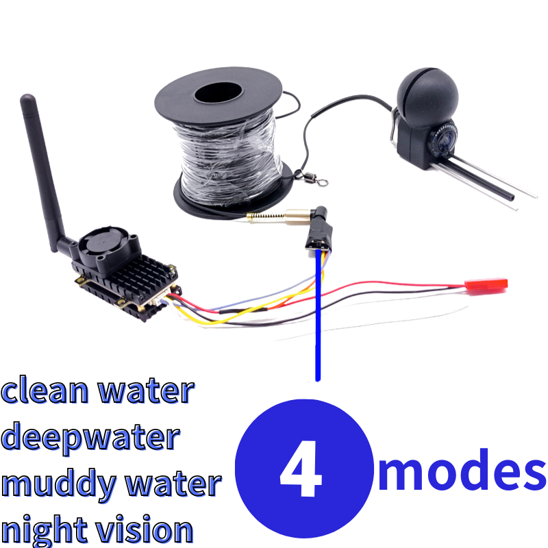 2W image transmission wireless - đánh giá và giá Underwater Fishing Camera