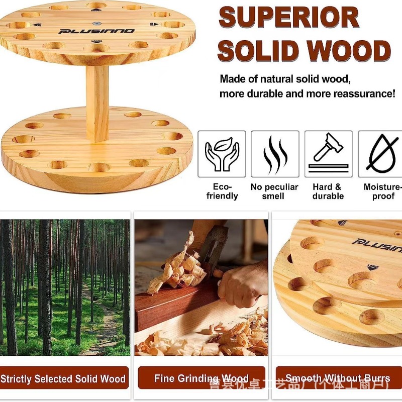 Round Solid Wood Fishing Rod S - đánh giá và giá Fishing Rod Pod