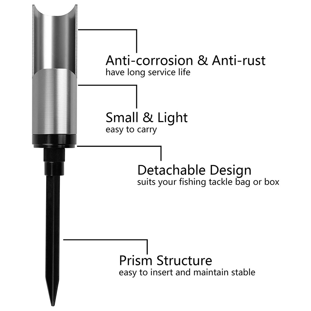 Hợp Kim Nhôm Giữ Cần Hỗ Trợ Đế - đánh giá và giá Fishing Rod Pod