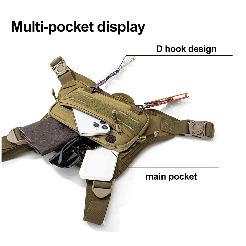 Tactical Front Chest Rig Bag V - đánh giá và giá Fishing Vest Jacket