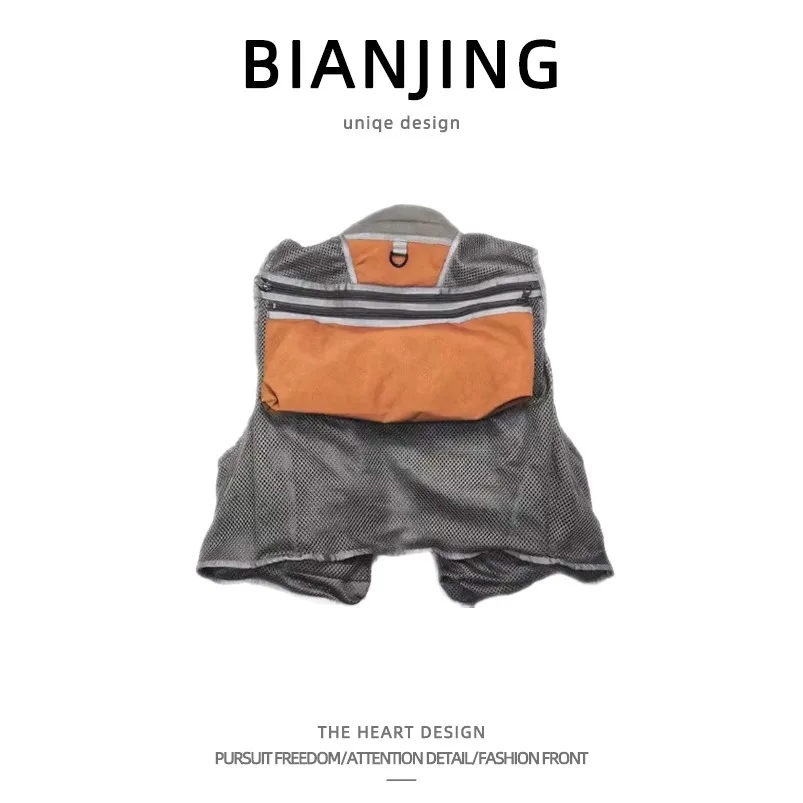 Retro American-style men's wor - đánh giá và giá Fishing Vest Jacket