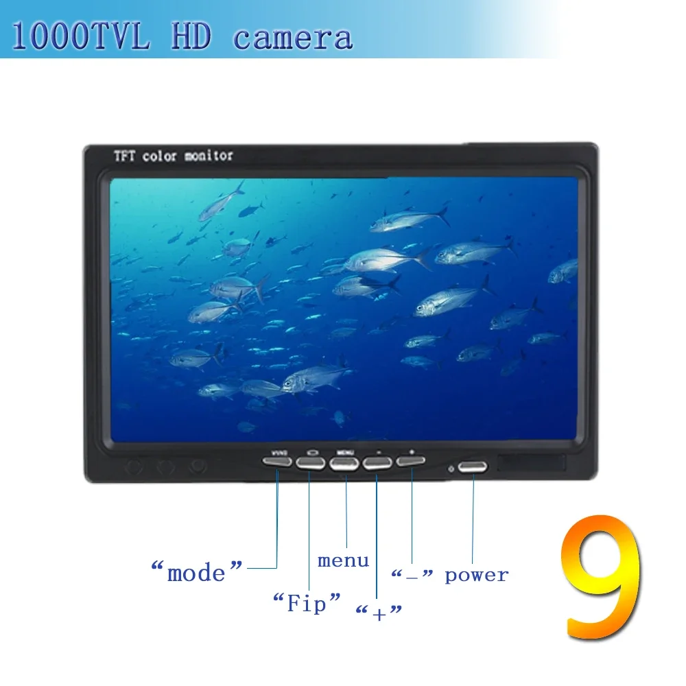 Fish finder F08A 9inch Underwa - đánh giá và giá Underwater Fishing Camera