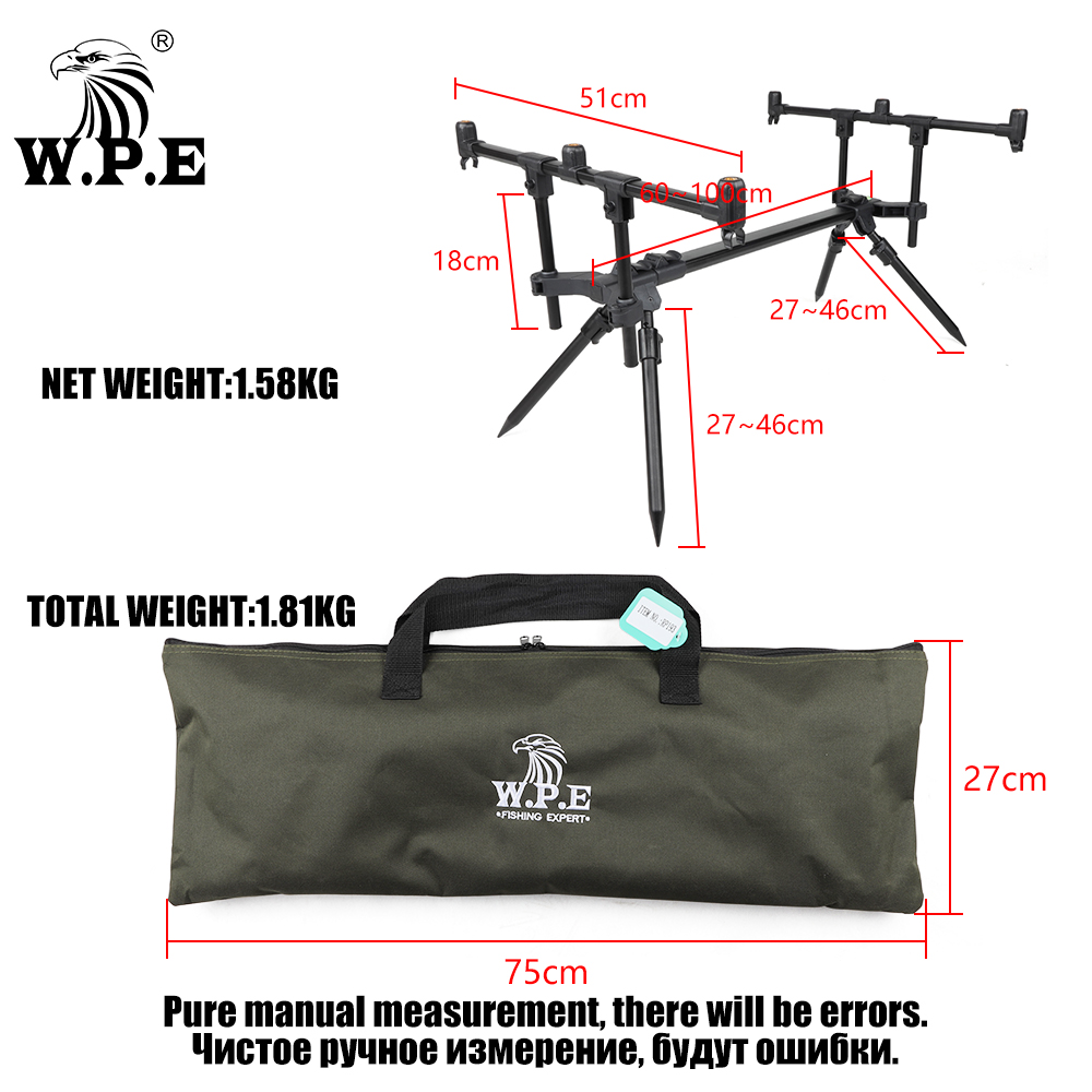 W.P.E Carp Fishing Rod Holder  - đánh giá và giá Fishing Rod Pod