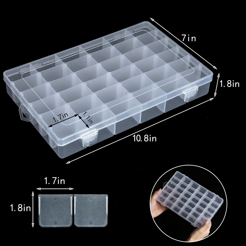 36 Grids Plastic Organizer Box - đánh giá và giá Fishing Equipment Organizer